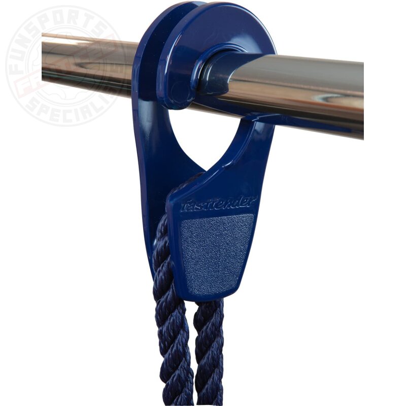 Fastfender 25 Fender Schnellbefestigung für Relingsrohre bis 25mm (2Stk.) Blau