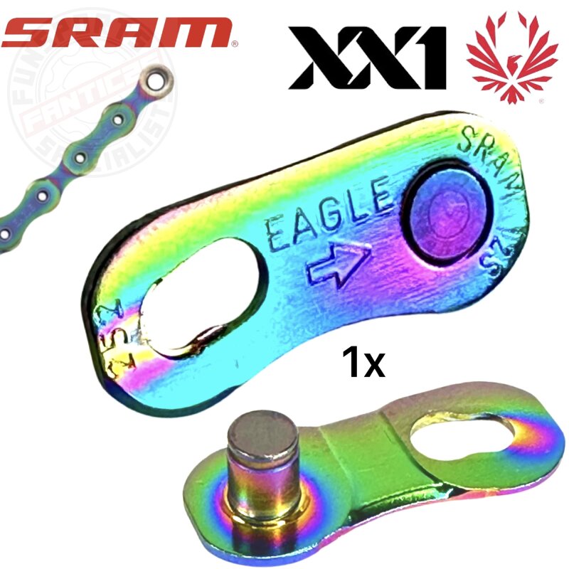 Sram Verschlussglied Powerlock Kettenschloss 12-fach Eagle Neochrome