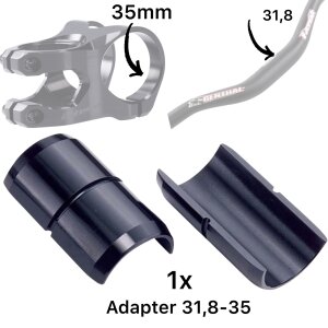Reverse Fahrrad Fat Vorbau Lenker Adapter Shim...