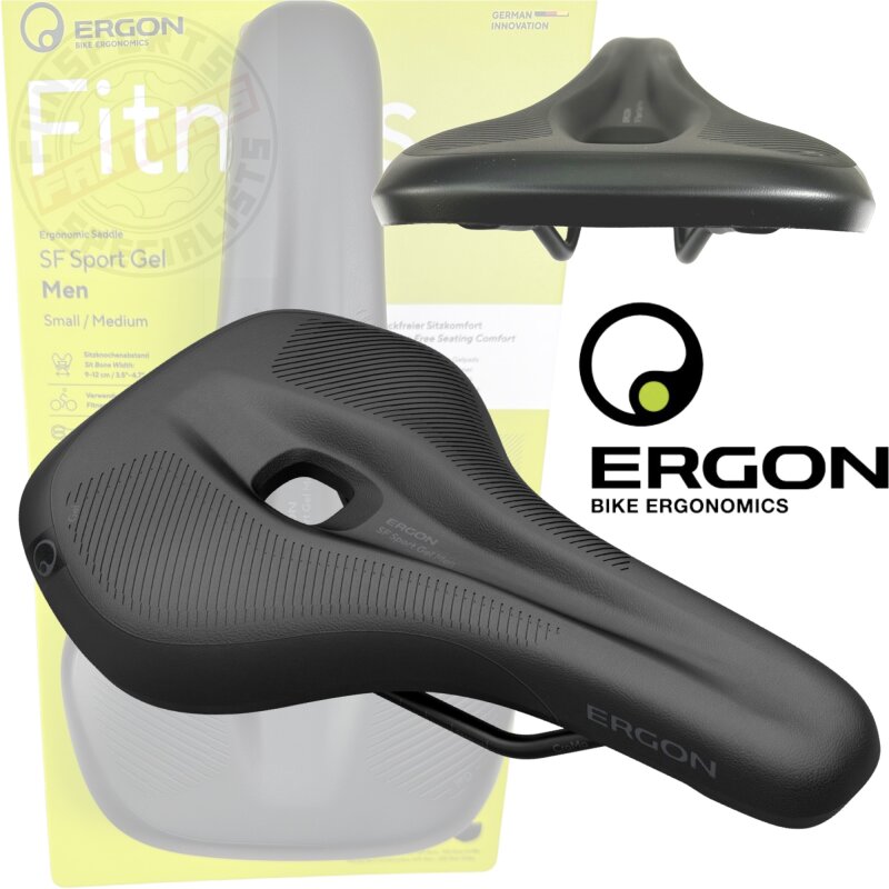 Ergon Fahrrad Sattel SF Sport Gel Men S/M