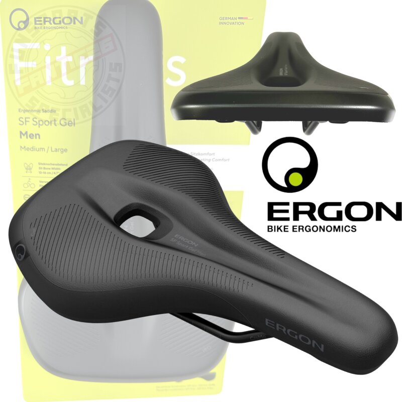 Ergon Fahrrad Sattel SF Sport Gel Men M/L
