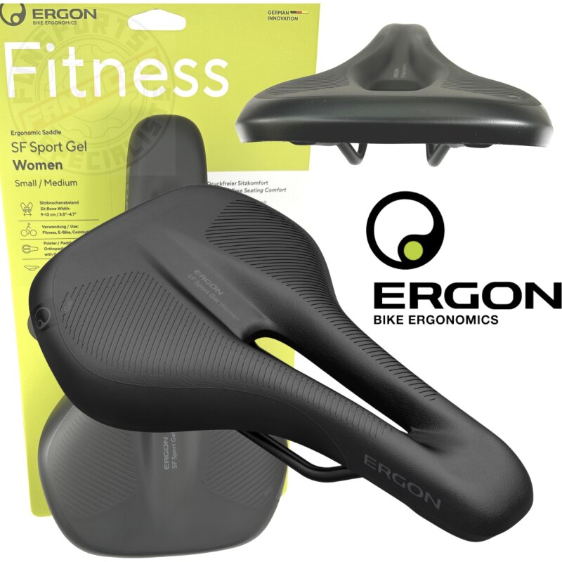 Ergon Fahrrad Sattel SF Sport Gel Women S/M