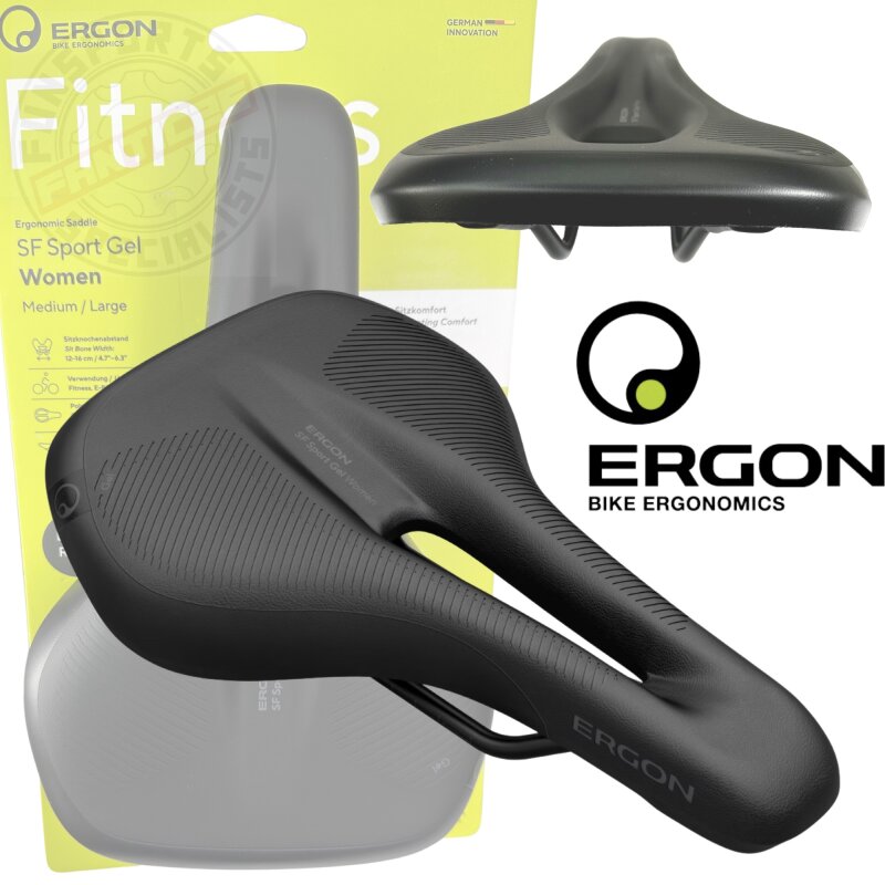 Ergon Fahrrad Sattel SF Sport Gel Women M/L