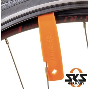 SKS Levermen Fahrrad Reifenheber Werkzeug Set (3-teilig) Orange