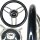 Savoretti Sport Motorboot Steuerrad Edelstahl Lenkrad Carbon Look 35cm