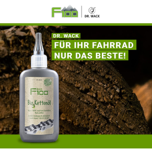 Dr.Wack F100 Bio Kettenöl 100ml Fahrrad weniger Reibung & Verschleiß