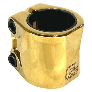 Fantic26 Twinlock Stunt-Scooter Double Clamp 32/35 Goldchrome