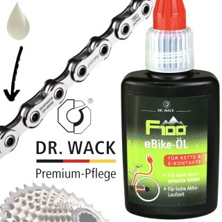 Dr.Wack F100 Fahrrad MTB Ebike Road Kettenöl Pflege für Kette und E-Kontakte 50ml