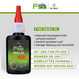 Dr.Wack F100 Fahrrad MTB Ebike Road Kettenöl Pflege...