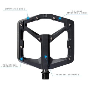 Crankbrothers Stamp 3 Magnesium Platform Pedale V2 Large gr: 43-49