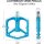 Rockbros Fahrrad Mtb E-Bike Dirt Aluminium Plattform Pedale Blau