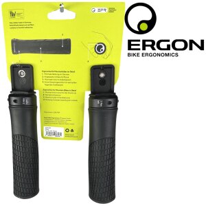 Ergon Fahrrad MTB Dirt Ebike Lockon Schraub Griffe GA2 Fat Schwarz