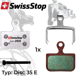 Swissstop Disc 35 E Scheibenbremsen Bremsbeläge Red AXS Force Level