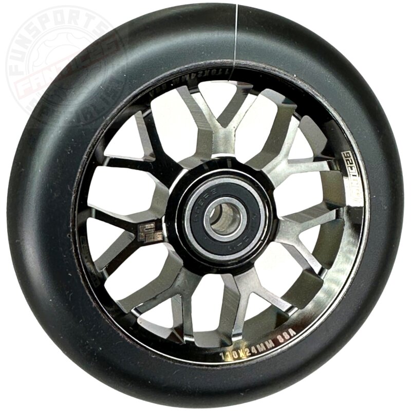 Fantic26 Spy7 Stunt-Scooter Rolle 110mm Abec11 Schwarzchrome