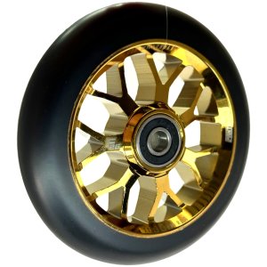 Fantic26 Spy7 Stunt-Scooter Rolle 110mm Abec11 Gold/Pu...