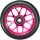 Fantic26 Spy7 Stunt-Scooter Rolle 110mm Abec11 Pink/Pu Schwarz