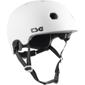 TSG Meta Helm Solid Stunt-Scooter Skate Color weiss S/M...