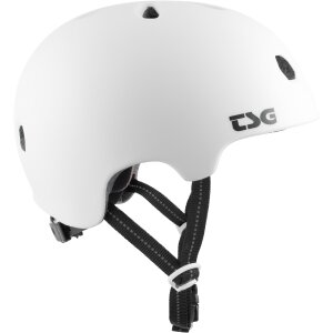 TSG Meta Helm Solid Stunt-Scooter Skate Color weiss S/M (54-56 cm)