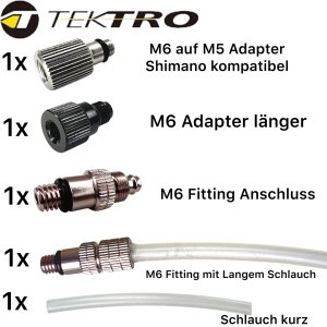 Scheibenbremse Service Entlüftungsset Tektro / TRP mit Mineralöl 100ml