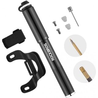 Rockbros Fahrrad Luftpumpe Rahmenpumpe für Presta und Schrader Ventil