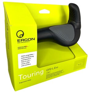 Ergon GP2-L EVO Large Fahrrad MTB Ebike Ergo Griffe mini Hörnchen Schwarz