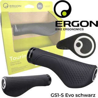 Ergon Fahrrad Ergo Griffe MTB Ebike Touring  Fitness GS1-S Evo schwarz