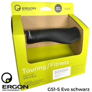 Ergon Fahrrad Ergo Griffe MTB Ebike Touring  Fitness GS1-S Evo schwarz