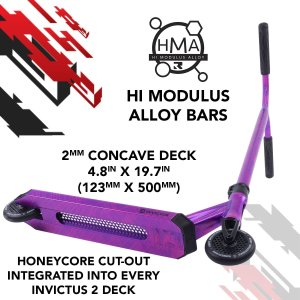 Root Industries Invictus 2 ETCH Stunt-Scooter H=85cm Pink