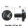 Titan M6x10 Torx T30 Flachkopf Motorraum Verkleidung Schraube Schwarz