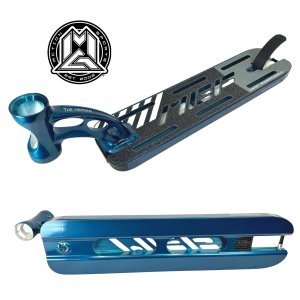 MGP Madd Gear MGO MFX Cut Outs Stunt-Scooter Deck 4,8"x 20" blau