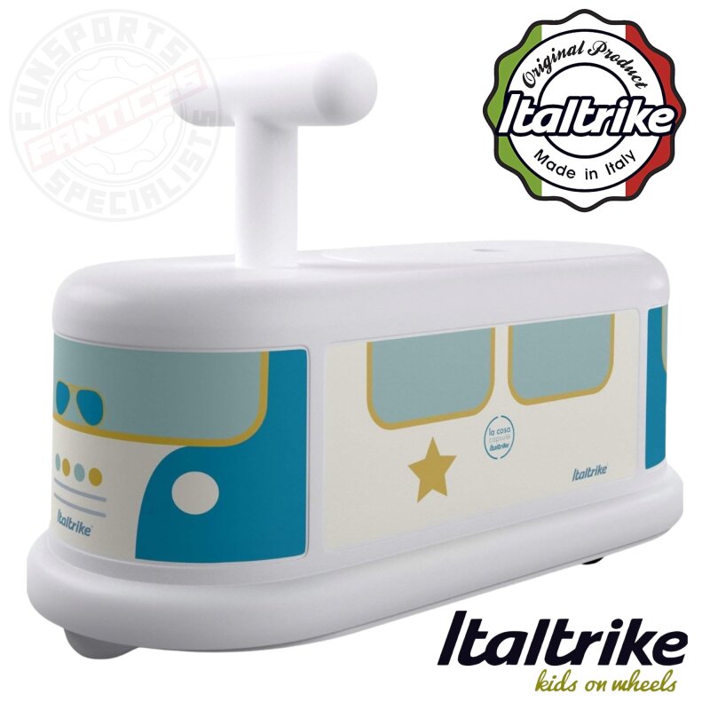 Italtrike La Cosa1 Baby Rutcher-Flitzer 360 Indoor Auto Kinder Fahrzeug ab1-6J weiß Polizei