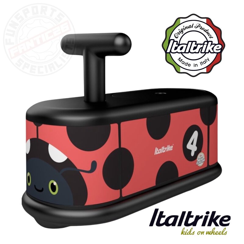 Italtrike La Cosa1 Baby Rutcher-Flitzer 360 Indoor Auto Kinder Fahrzeug ab1-6J Marienkäfer