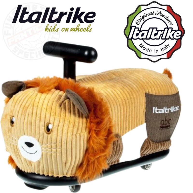 Italtrike La Cosa1 Baby Rutcher-Flitzer 360 Indoor Auto Kinder Fahrzeug ab1-6J Soft Löwe