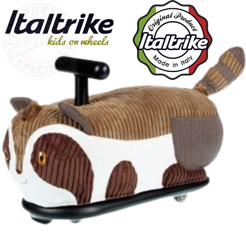 Italtrike La Cosa1 Baby Rutcher-Flitzer 360 Indoor Auto Kinder Fahrzeug ab1-6J Soft Waschbär