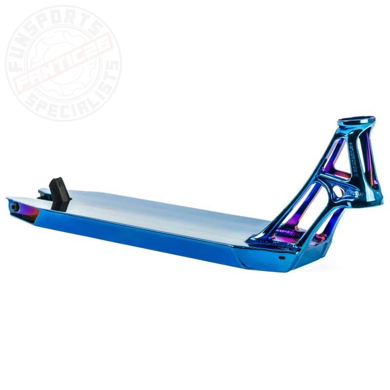 Ethic DTC Pandemonium V2 Stunt-Scooter Deck Blauchrome 460mm