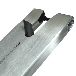 Ethic DTC Pandemonium V2 BOXED Stunt-Scooter Deck gebürstet Silber 540mm