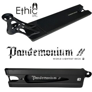 Ethic DTC Pandemonium V2 BOXED Stunt-Scooter Deck Schwarz matt 540mm