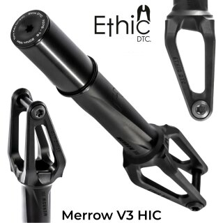 Ethic DTC Merrow V3 Stunt-Scooter Gabel HIC 222g Schwarz