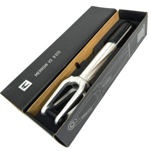 Ethic DTC Merrow V3 Stunt-Scooter Gabel HIC 222g Raw Silber