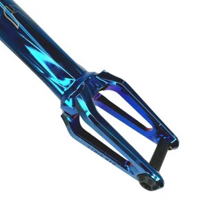 Ethic DTC Merrow V3 Stunt-Scooter Gabel IHC 229g Chrome Blau