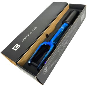 Ethic DTC Merrow V3 Stunt-Scooter Gabel IHC 229g Chrome Blau