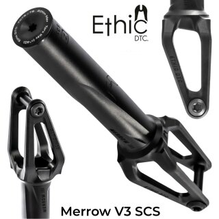 Ethic DTC Merrow V3 Stunt-Scooter Gabel SCS 187g Schwarz