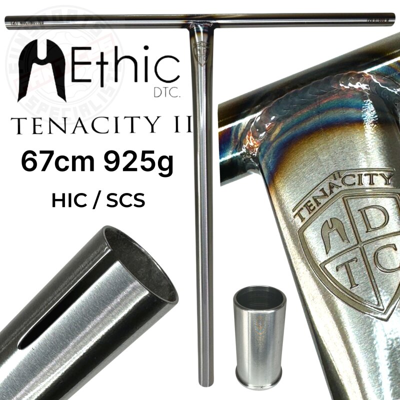 Ethic DTC Tenacity V2 Stunt Scooter Bar HIC/SCS Raw 67cm