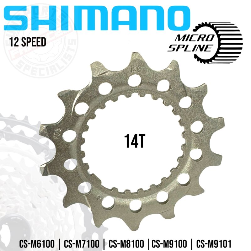 Shimano Deore SLX XT XTR MTB Ebike Micro Spline Kassetten Verschleiß Ersatz Ritzel 14 Z