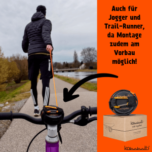 Kommit Fahrrad Zugsystem MTB Ebike Tour Abschleppseil Kinder Partner Unterstützung am Berg