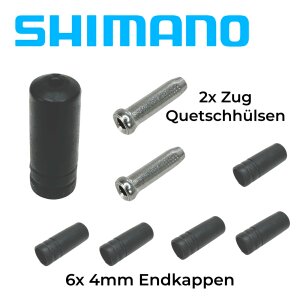 Shimano Schaltzug-Set MTB & Road Ebike Komplettset schwarz