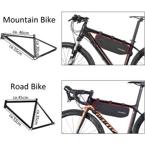 Rockbros Mtb Rahmentasche Midloader Fahrradtasche Oberrohr 100% Wasserdicht 3 L