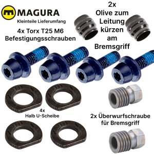 Magura HS11 Hydraulische Fahrrad Felgenbremse Komplett Set Evo Vorne & Hinten