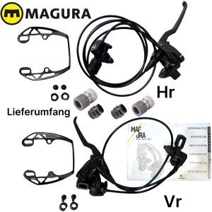Magura HS11 Hydraulische Fahrrad Felgenbremse Komplett Set Evo Vorne & Hinten