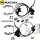 Magura HS11 Hydraulische Fahrrad Felgenbremse Komplett Set Evo Vorne & Hinten